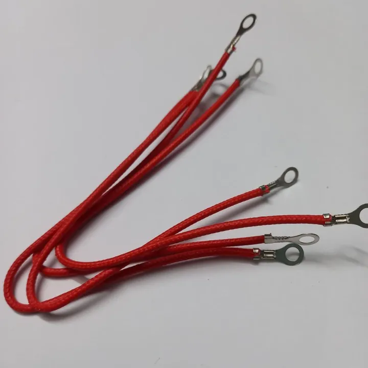 3Pcs%20Battery%20Cables%20With%20Terminals%204%20AWG%20Battery%20Cables%207.5"%20Inch%20190mm%20Long%20Inverter%20Cables%20Lugs%20For%20Car%20Marine%20Solar%20Positive%20RED%20Wire%20Cable%20-%20Image%202