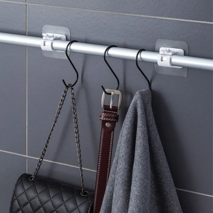 2Pcs/Set%20Adjustable%20Curtain%20Rod%20Holder%20Clamp%20Hooks%20Self%20Adhesive%20Curtain%20Hanging%20Rod%20Brackets%20Fixed%20-%20Image%203