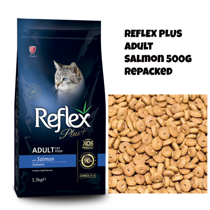 Reflex Plus Repacked Adult Cat Food Salmon 500g