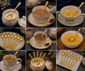 ✨ AD Tea Spoon Set ✨ 6 Pcs Set | 6 Inch | Premium Stainless Steel | Gold Finish.