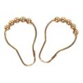 Easy Install Rustproof Shower Curtain Hooks Frictionless Stainless Steel - Easy Glide Shower Rings 24 Hooks. 