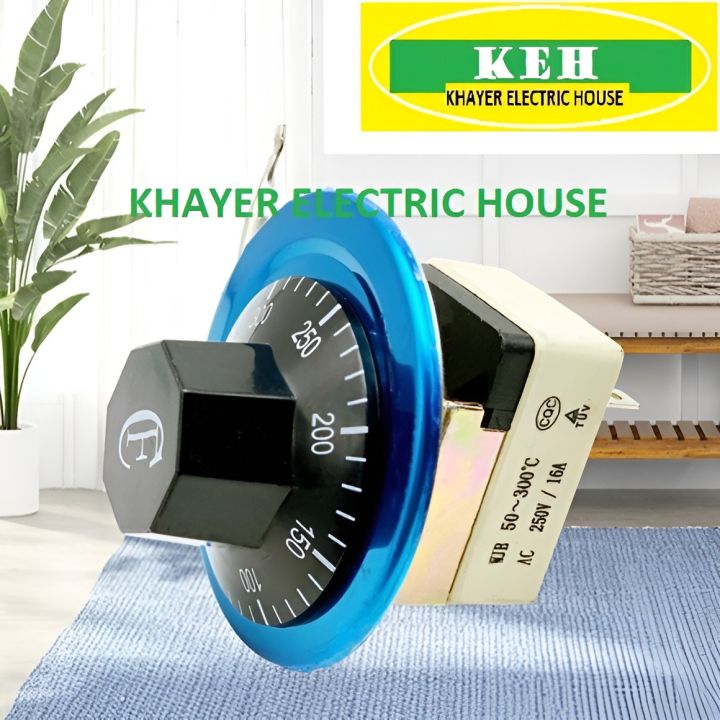 THERMOSTAT 50 TO 300 DEGREE CELSIUS FOR ELECTRIC APPLIENCE, REFRIJERATOR, ELECTRIC OVEN MANUAL TEMPERATURE CONTROLLER