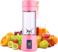 Mini USB Rechargeable Portable Electric Fruit Juicer 6 blades- Smoothie Maker. 
