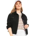 Export quality black denim jacket for women new collection 2024 | low price women denim jacket for winter | Black denim jacket for women.