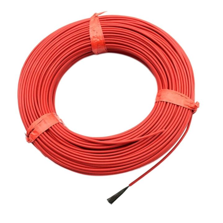 【VisioN Shop】1Roll 20M 12K 33Ohm Heating Floor Heating Cable System 3.0mm Ptfe Carbon Fiber Wire Electric