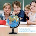 World Globe Map Rotating Stand 20CM. 