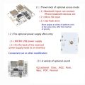 Bluetooth Audio Receiver board with USB TF card Slot decoding playback preamp output A7-004 5V 2.1 Wireless Stereo Music Module. 