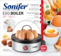 Sonifer SF-1501 home kitchen multipurpse stainless steel automatic electric egg boiler steamer.