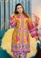 New Exclusive Pakistani Silk Two Piece Printed Salwer Kameez For Women Girls.