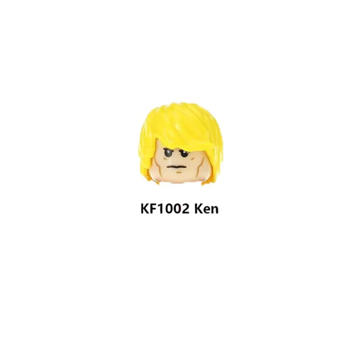 【happy one】Blocks Ryu Zangief Honda Dhalsim Ken Guile Blanka Figures Bricks For Children Toys KF8008