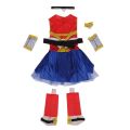 Deluxe Child Dawn Of Justice Wonder Woman Girl Superhero Halloween Cosplay Fantasia Fancy Dress Costume.