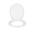 Oval Shaped Toilet Seat, Soft Close Toilet Seat, Fix Adjustable Hinges/ hydraulic Seat Cover. 