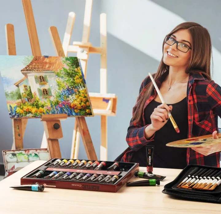 Giorgione%20Artists%20Acrylic%20Colour%20Set%20Tube%20Waterproof%2012%20Colours%20X%2012ml%20Tubes%20-%20Image%202