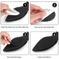 2Pcs Non-Slip Shoes Pads Shoe Grip Sole Self-Adhesive Pad Mat Stick Rubber Self-Adhesive Shoe Grips Anti Slip Shoe Pads. 