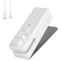 USB Charging Mini Sealing Machine Household Snack Plastic Packaging Bag Heat Sealing Machine Small Sealing Machine Grey. 