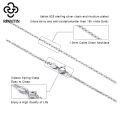 Rinntin 925 Sterling Silver Cable Link Chain Necklace for Women 45cm/50cm/55cm Simple Women's Neck Chain Silver Jewelry SC06. 