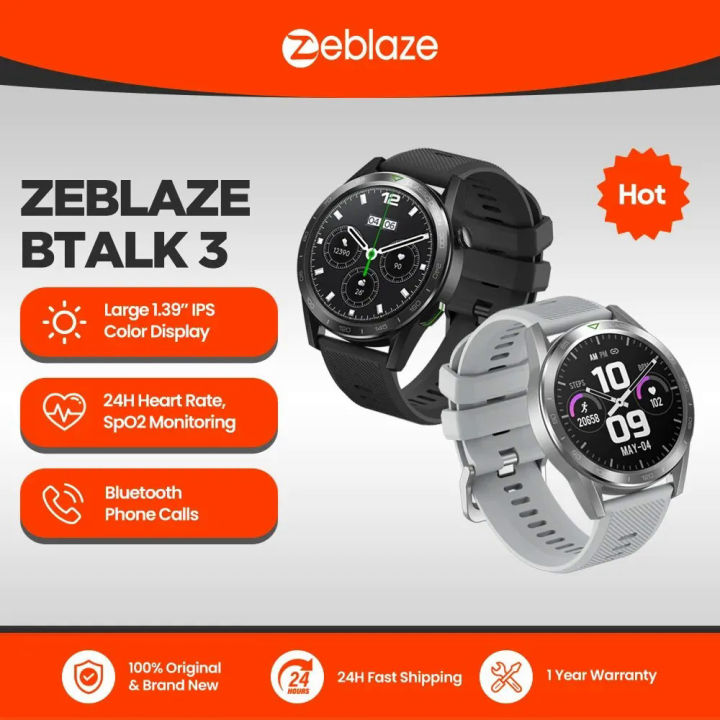 NShisasN】New Zeblaze Btalk Smart Watch Ultra HD IPS Display
