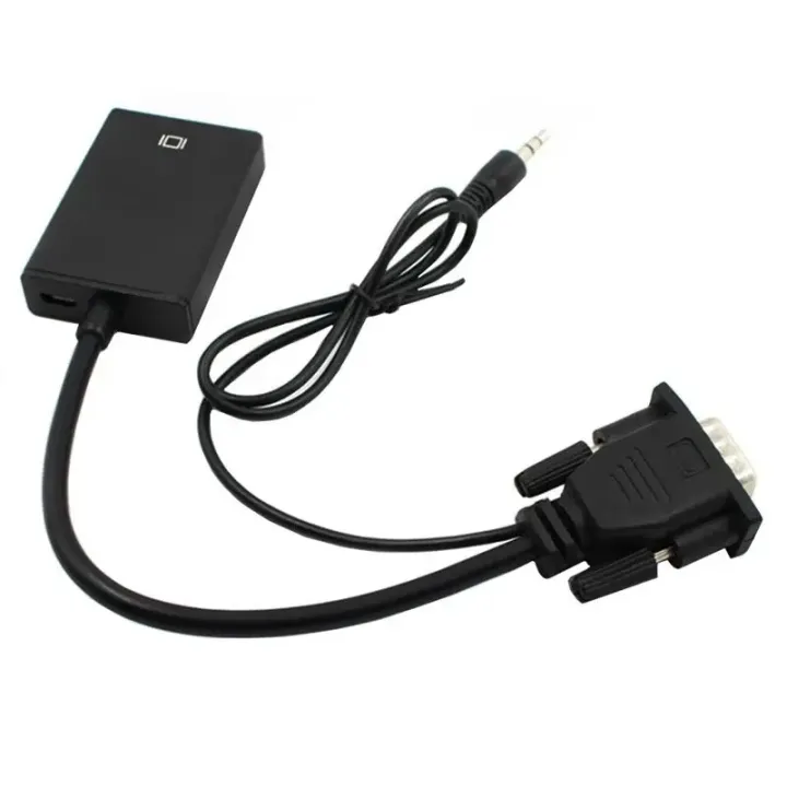 Vga%20To%20HDMI%20Compatible+3.5mm%20Conversion%20Cable,%20Vga%20To%20HDMI%20Compatible%20With%20Audio,%20-%20Image%203