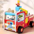 LED Busy Board Montessori Car Screwdriver Board Set Sensory Learning Wooden Busy Truck Kids Tools. 
