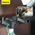 Baseus 2 in1 Car Headrest Hook with Phone Holder Back Seat Hook for Bag Handbag Fastener Backseat Organizer Multifunction Clip. 