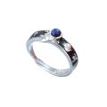 Exquisite Happy Planet Astronaut Spaceman Couple Rings Star Glass Stone Personality Open Pair Couple Birthday Gift. 
