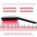 Electric Scalp Massager Blue Red Light Therapy Hair Growth Comb Magnetic Head Massage Brush Cordless Hair Brush Relieve Fatigue.