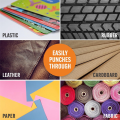 Leather Hole Puncher , Sets for Belts, Shoes, Fabric, DIY & Craft Projects, Multi Hole Size Use.