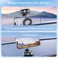TIMACK® VACUUM SUCTION MAGNETIC BRACKET K007—— Car Phone Magnetic Stand Mechanical Vacuum Suction Cup Rotate 360° Magnetic Adsorption Bracket Navigation Universal Holder.