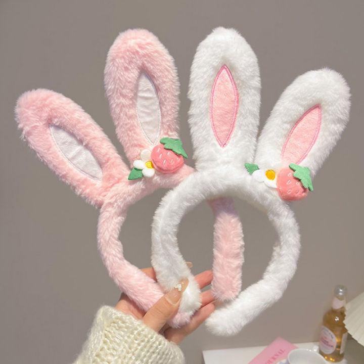 Strawberry%20Sunflower%20Rabbit%20Ear%20Headband%20Hat%20Bunny%20Ear%20Hair%20Band%20Happy%20Easter%20-%20Image%203