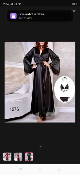 3- part Secret Nighty Comfortable Sexy nightwear for Women/Girls