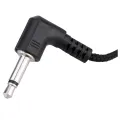 Clip-on Lapel 3.5mm Jack Condenser Mic with 3.5mm Male Jack to RJ9 4P4C Female Adapter Converter Extension Cable Wire. 