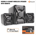 KISONLI U2500BT USB 2.1 Computer Bluetooth Speaker with FM TF AUX Remote Control. 