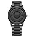 Magnetic Ball Men's Personalized Creative Watch Trendy Black Technology Cool Concept Borderless Design Watch Wholesale. 