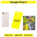 Google Pixel 3 Skin Gel Poly 3D Real Glossy Finish Screen Guard Sticker.