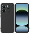 Xiaomi Redmi Note 14 4G Liquid Silicone Case Phone Back Cover - Black.