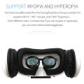 BOBOVR Z4 of Random Color! Leather 3D Cardboard Helmet Virtual Reality VR Glasses Headset Stereo BOBO VR for 4'-6' Mobile Phone. 