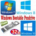 Windows Bootable Pendrive 32Gb Free Multi Windows 7 8 10 Auto Active Key - Convenient Bootable Pendrive For Multiple Windows Versions. 