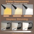 Portable Clip Night Light Mini Folder Book Light Eye Protection Study Desk Lamp Rechargeable For Travel Bedroom Reading Lighting. 