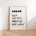 Aesthetic Kitchen Cute Cooking Wall Art Picture Minimalist Heart Black Quote Poster Print Nordic Canvas Painting Room Home Decor. 