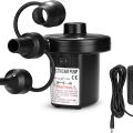 Electric Air Pumper, Air Pumper with 3 Nozzles for Inflatable Pool, boat, airbed, swim ring, furniture. 
