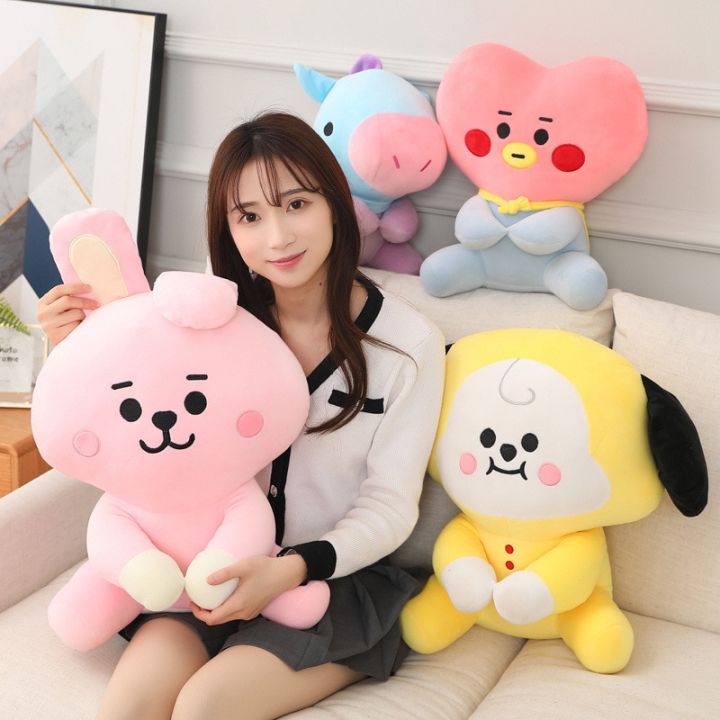 35cm%20Bt21%20Cartoon%20Cute%20Kawaii%20Chimmy%20Cooky%20Shooky%20Koay%20Mang%20Sitting%20Plush%20Doll%20Pillow%20Adult%20Children's%20Birthday%20Gift%20Toy%20-%20Image%203