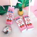 Cute Pouch Bag Milk Box Strawberry Pen Box Pencil Students School Stationery Bag.