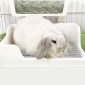Large Rabbit Litter Box For Cage Split Potty Trainer Corner Anti-overturn Toilet Box Pet Supplies For Small Animals. 