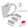 4Pcs/lot Antislip Toilet Cover Gasket Bumper Self-adhesive Seat Cushioning Pads Provides A Great Buffering Protective 5*2*1.7 Cm.