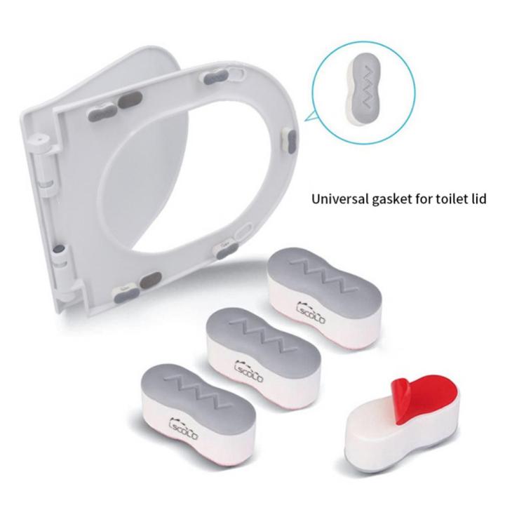 4Pcs/lot%20Antislip%20Toilet%20Cover%20Gasket%20Bumper%20Self-adhesive%20Seat%20Cushioning%20Pads%20Provides%20A%20Great%20Buffering%20Protective%205*2*1.7%20Cm%20-%20Image%205