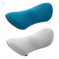 Soft Waist Cushion Lower Back Pillow Memory Foam Cushion for Recliners Grey. 
