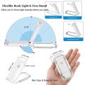 USB Rechargeable Book Light,for Kids Reading in Bed,LED Clip on Book Reading Lamp for Eye Care At Night Bookworms Travel. 
