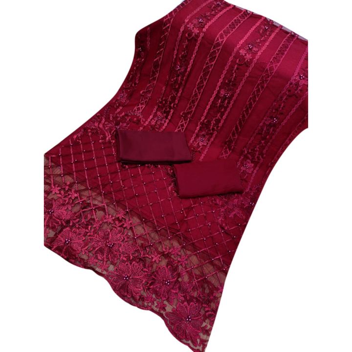 Kusiana%20Georgette%20Embroidery%20Work%20Shalwar%20Kameez%20For%20Women%20-%20Image%202