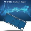 10Pcs 16CH Analogue Multiplexer Module 74HC4067 CD74HC4067 Precise Module Digital Multiplexer MUX Breakout Board. 