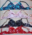 4 Piece Stylish Printed stretchable bra for Women / Multi Colour / Ladies Bra / Cotton Bra for Girls / Bra for Women.